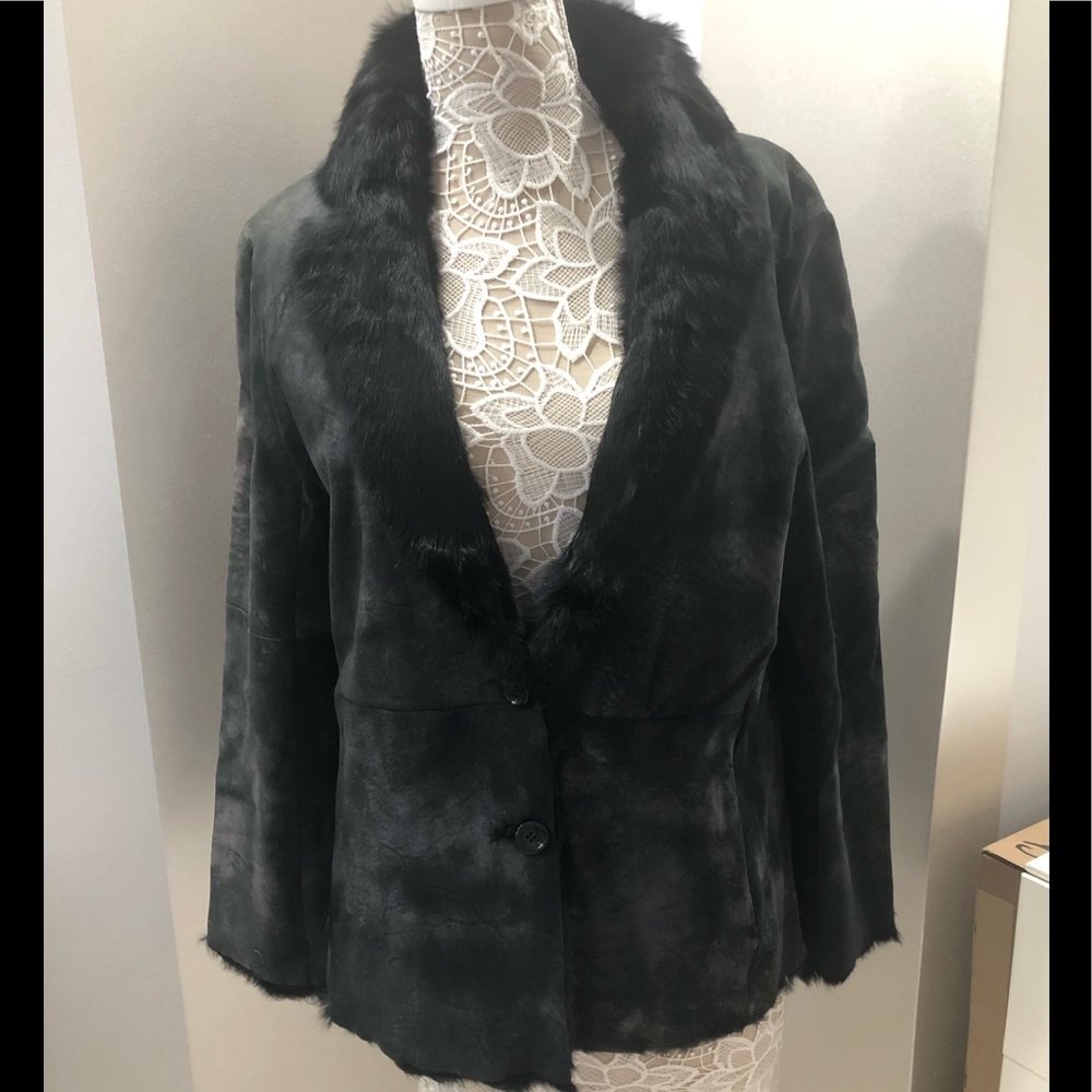 SHEARLING JACKET by Mitsu